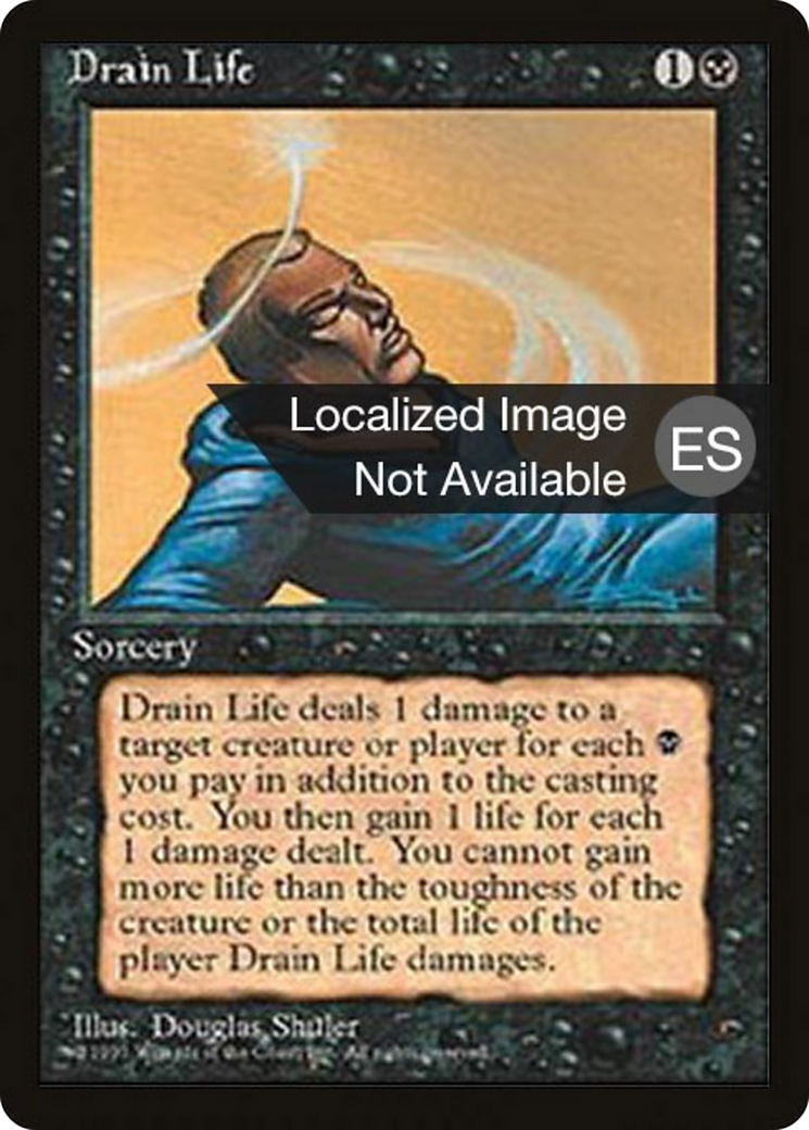 Drain Life [Fourth Edition Foreign Black Border] | Shuffle n Cut Hobbies & Games