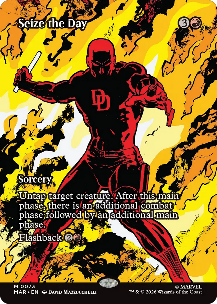 Seize the Day (Borderless) [Marvel Universe: Eternal-Legal] | Shuffle n Cut Hobbies & Games
