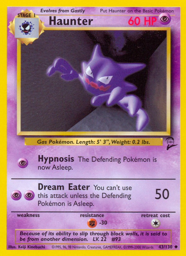 Haunter (43/130) [Base Set 2] | Shuffle n Cut Hobbies & Games
