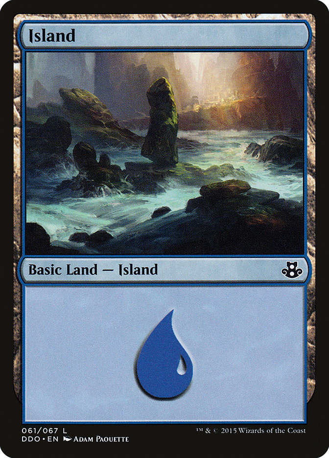 Island (61) [Duel Decks: Elspeth vs. Kiora] | Shuffle n Cut Hobbies & Games