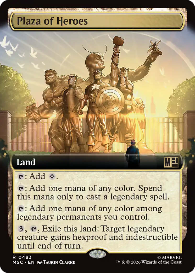 Plaza of Heroes (Extended Art) [Marvel Super Heroes Commander] | Shuffle n Cut Hobbies & Games