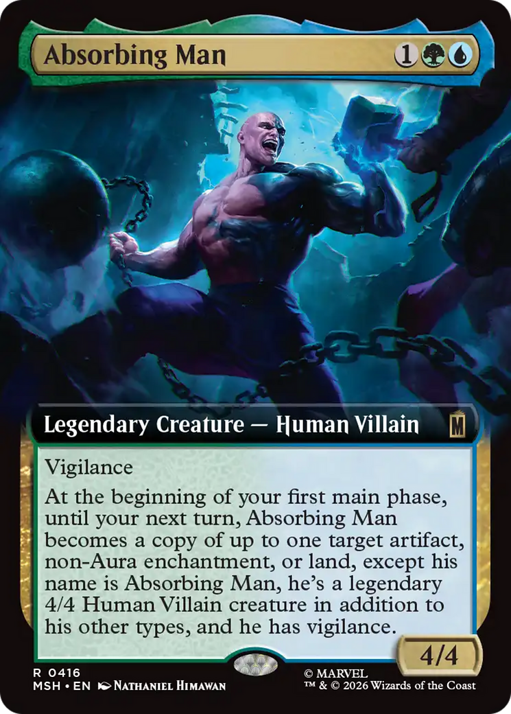 Absorbing Man (Extended Art) [Marvel Super Heroes] | Shuffle n Cut Hobbies & Games