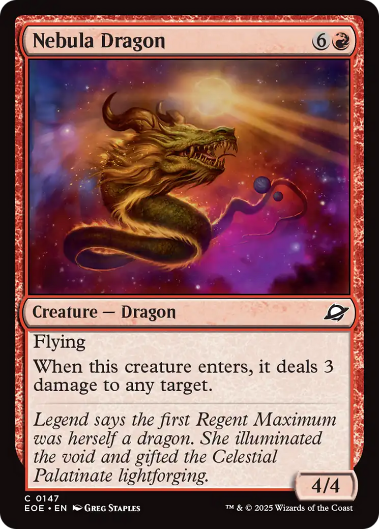 Nebula Dragon [Edge of Eternities] | Shuffle n Cut Hobbies & Games