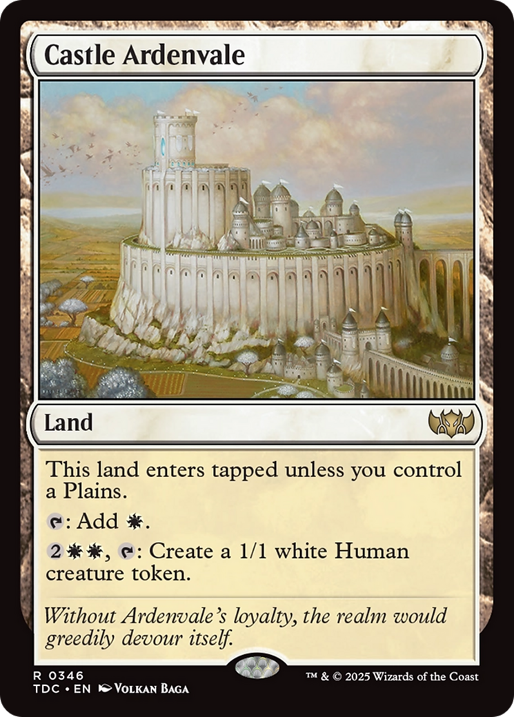 Castle Ardenvale [Tarkir: Dragonstorm Commander] | Shuffle n Cut Hobbies & Games
