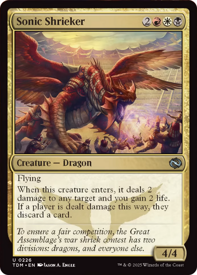 Sonic Shrieker [Tarkir: Dragonstorm] | Shuffle n Cut Hobbies & Games