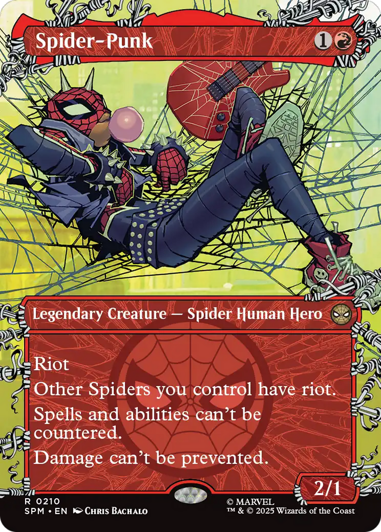 Spider-Punk (0210) (Borderless) [Marvel's Spider-Man] | Shuffle n Cut Hobbies & Games