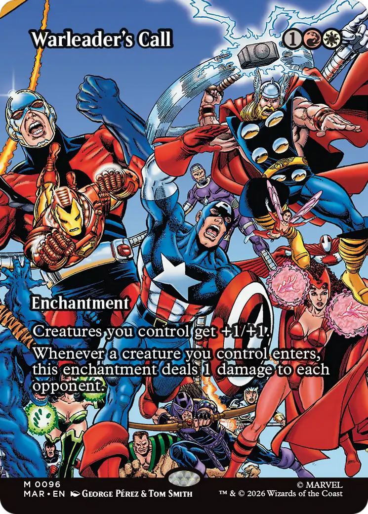 Warleader's Call (Borderless) [Marvel Universe: Eternal-Legal] | Shuffle n Cut Hobbies & Games