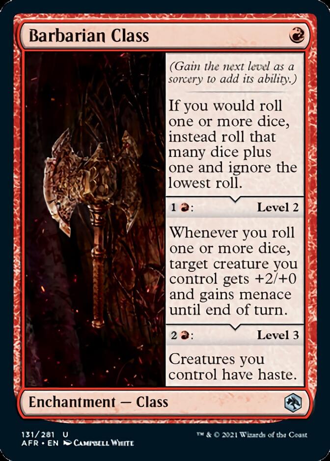 Barbarian Class [Dungeons & Dragons: Adventures in the Forgotten Realms] | Shuffle n Cut Hobbies & Games