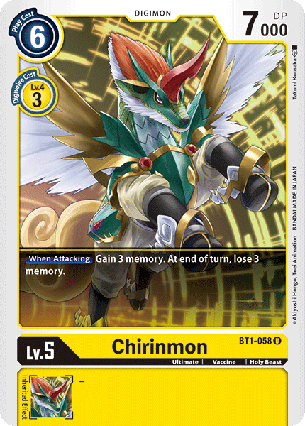 Chirinmon [BT1-058] [Release Special Booster Ver.1.0] | Shuffle n Cut Hobbies & Games