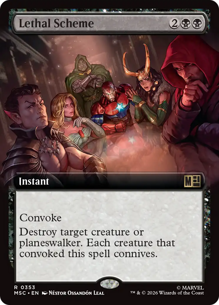 Lethal Scheme (Extended Art) [Marvel Super Heroes Commander] | Shuffle n Cut Hobbies & Games