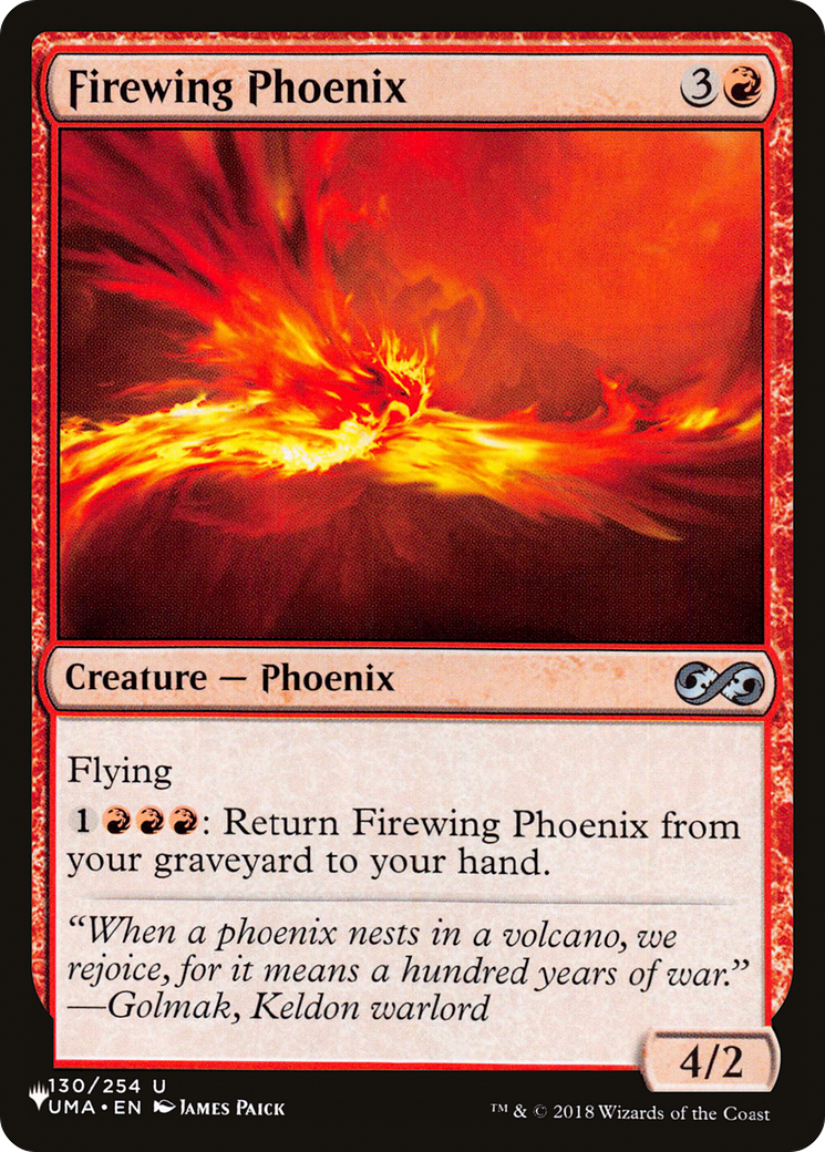 Firewing Phoenix [The List] | Shuffle n Cut Hobbies & Games