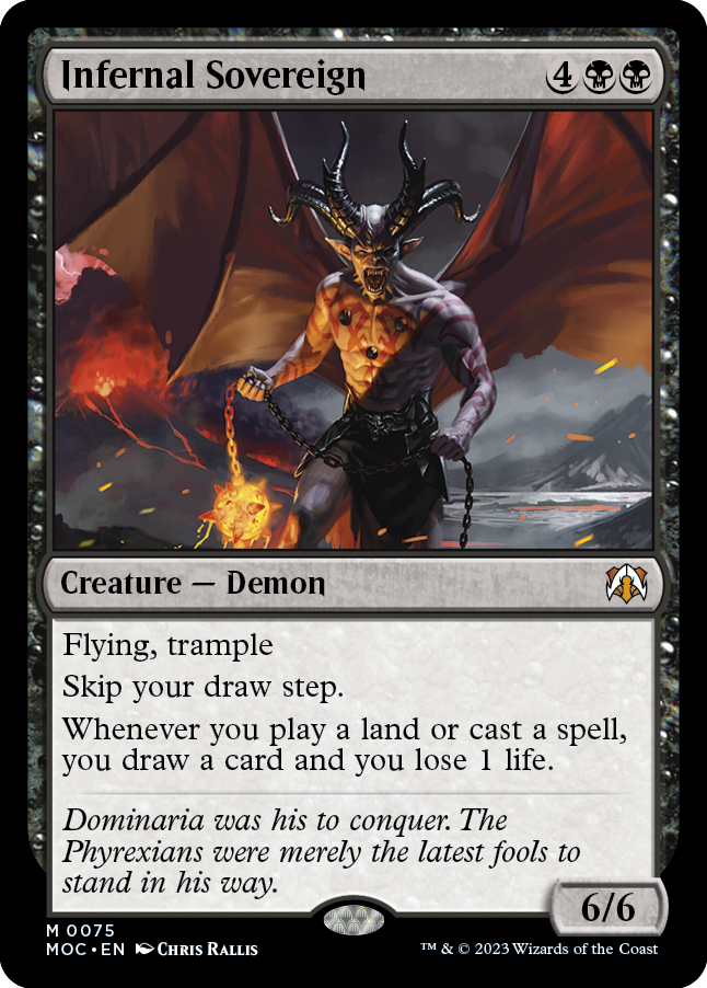 Infernal Sovereign [March of the Machine Commander] | Shuffle n Cut Hobbies & Games