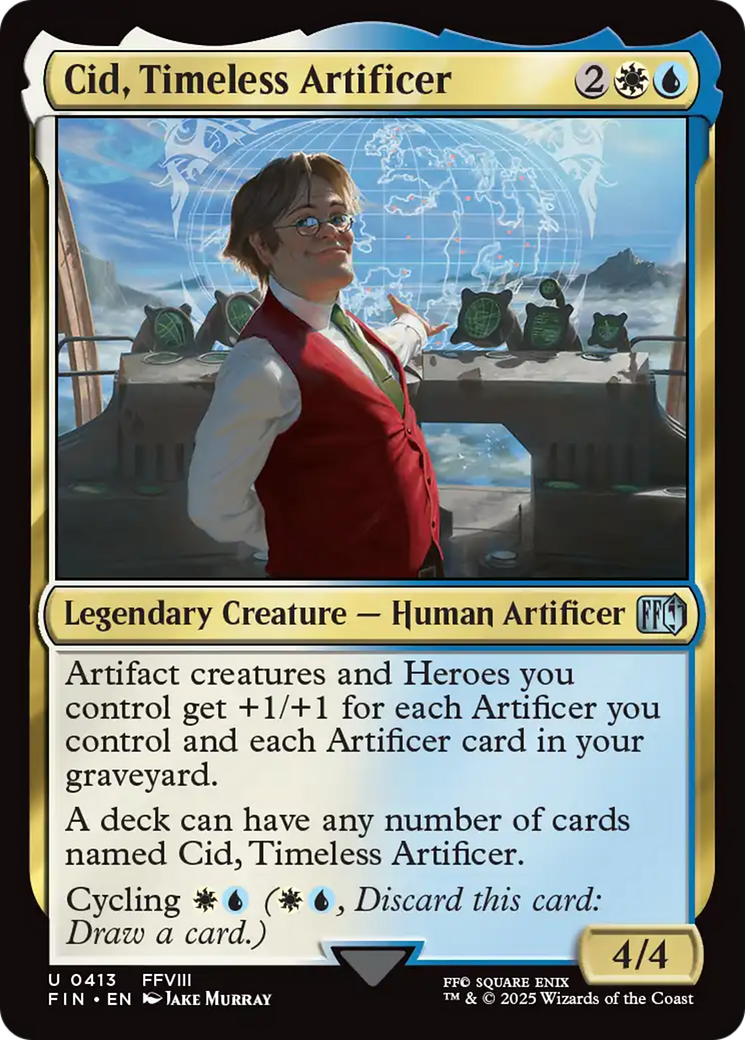 Cid, Timeless Artificer (0413) [FINAL FANTASY] | Shuffle n Cut Hobbies & Games