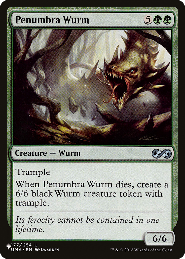 Penumbra Wurm [The List] | Shuffle n Cut Hobbies & Games