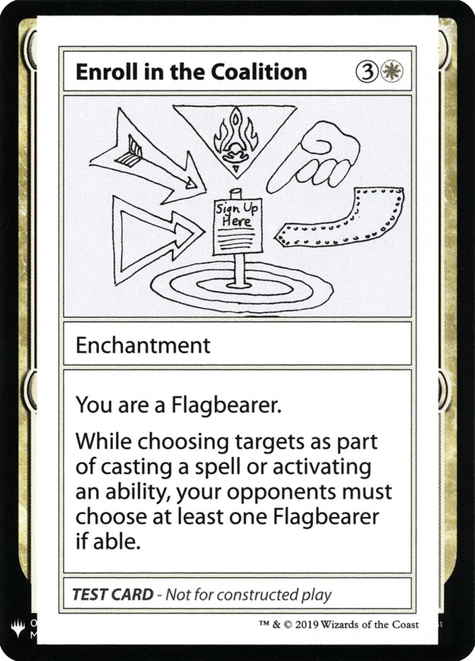 Enroll in the Coalition [Mystery Booster Playtest Cards] | Shuffle n Cut Hobbies & Games