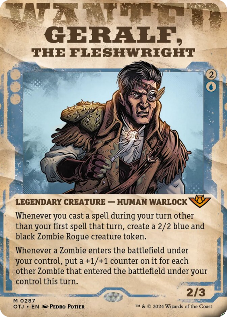 Geralf, the Fleshwright (Showcase) [Outlaws of Thunder Junction] | Shuffle n Cut Hobbies & Games