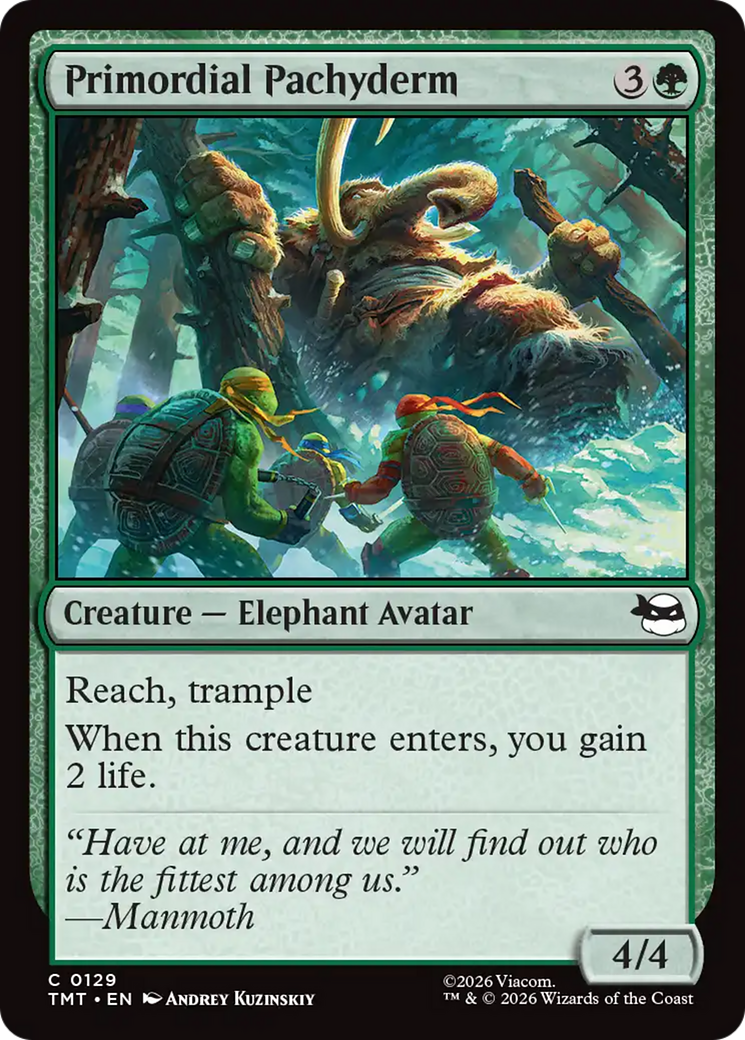 Primordial Pachyderm [Teenage Mutant Ninja Turtles] | Shuffle n Cut Hobbies & Games