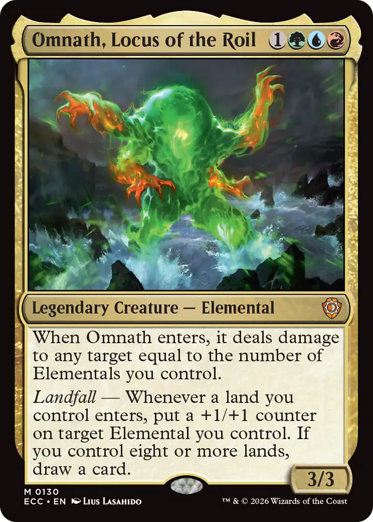 Omnath, Locus of the Roil [Lorwyn Eclipsed Commander] | Shuffle n Cut Hobbies & Games