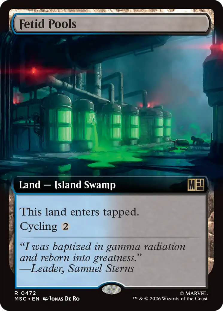 Fetid Pools (Extended Art) [Marvel Super Heroes Commander] | Shuffle n Cut Hobbies & Games