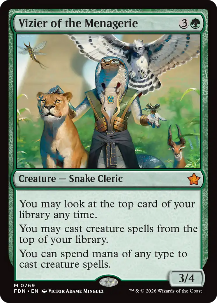 Vizier of the Menagerie (0769) [Foundations] | Shuffle n Cut Hobbies & Games