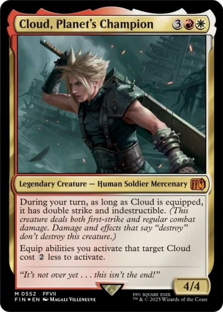 Cloud, Planet's Champion [FINAL FANTASY] | Shuffle n Cut Hobbies & Games