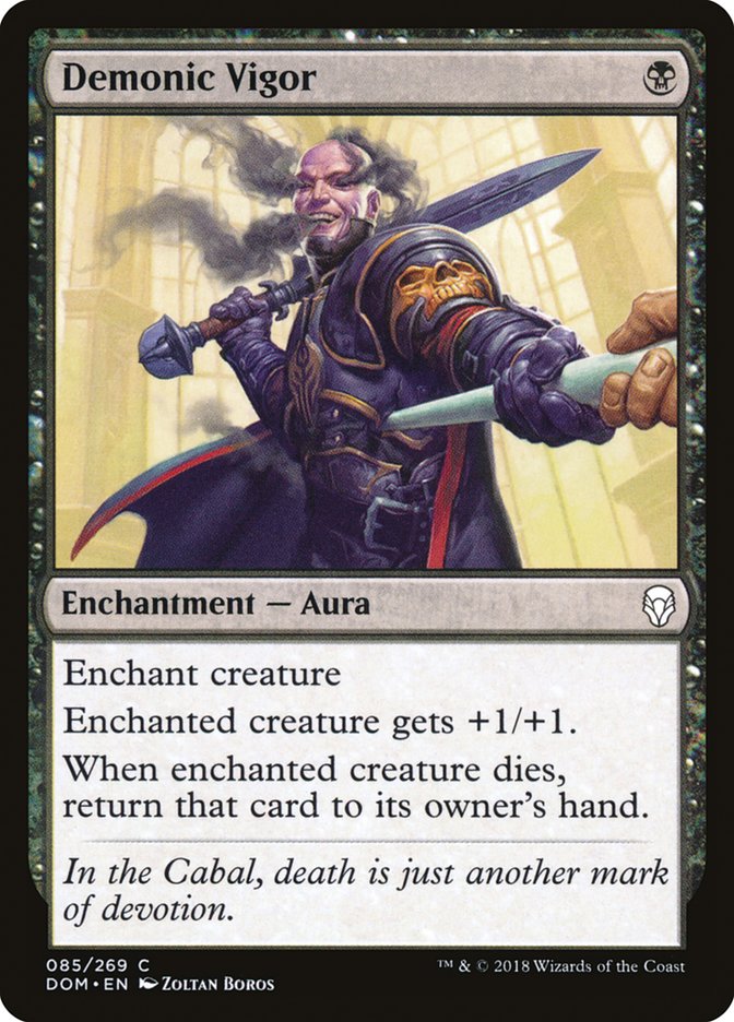 Demonic Vigor [Dominaria] | Shuffle n Cut Hobbies & Games