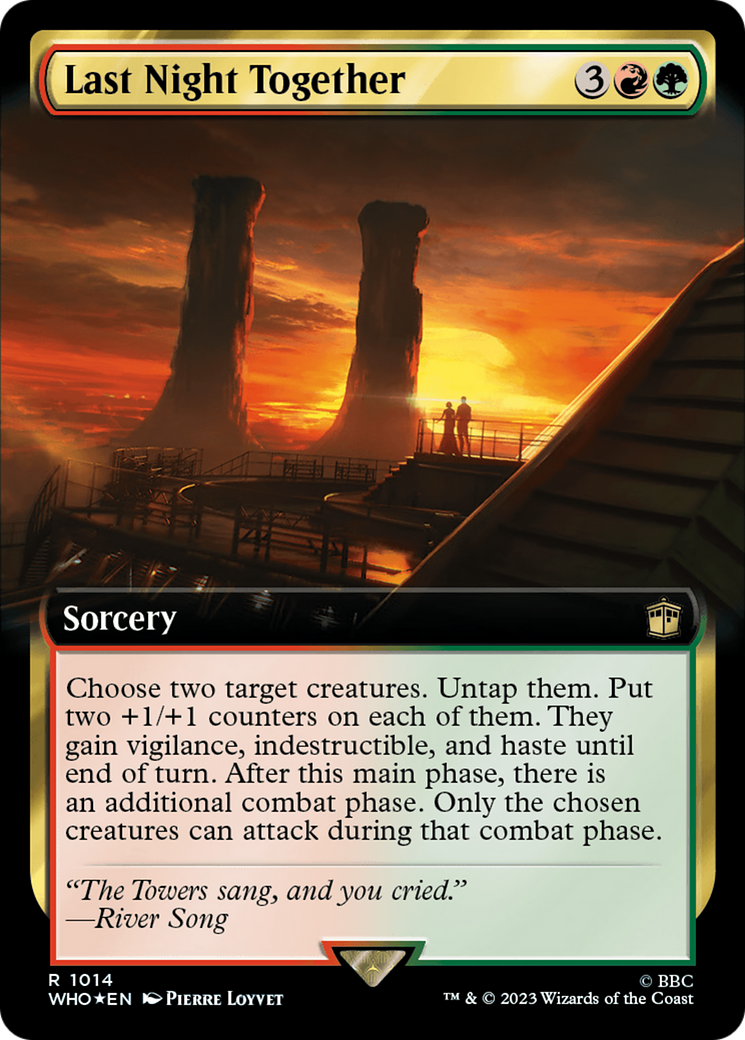 Last Night Together (Extended Art) (Surge Foil) [Doctor Who] | Shuffle n Cut Hobbies & Games