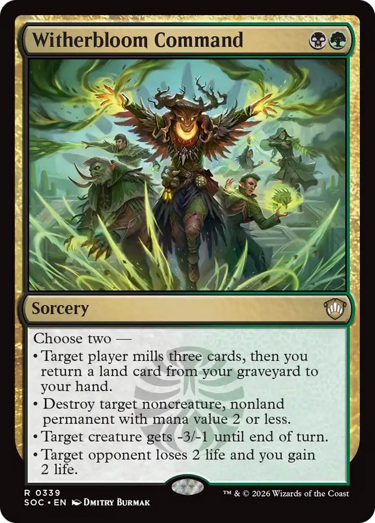 Witherbloom Command [Secrets of Strixhaven Commander] | Shuffle n Cut Hobbies & Games