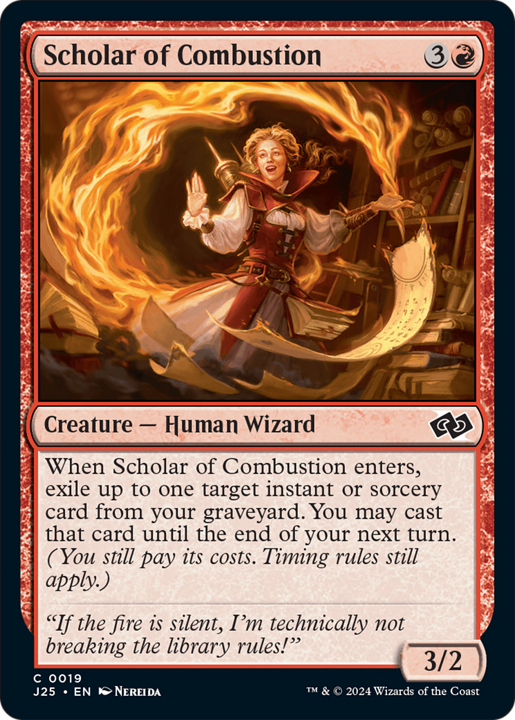 Scholar of Combustion [Foundations Jumpstart] | Shuffle n Cut Hobbies & Games