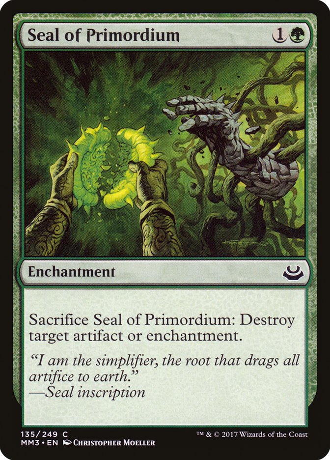Seal of Primordium [Modern Masters 2017] | Shuffle n Cut Hobbies & Games