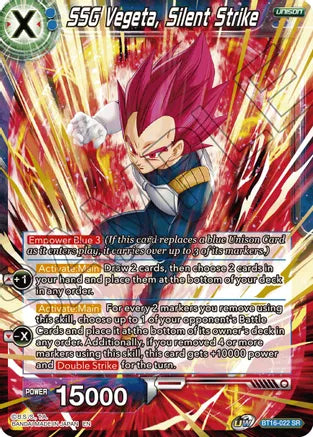 SSG Vegeta, Silent Strike (BT16-022) [Realm of the Gods] | Shuffle n Cut Hobbies & Games