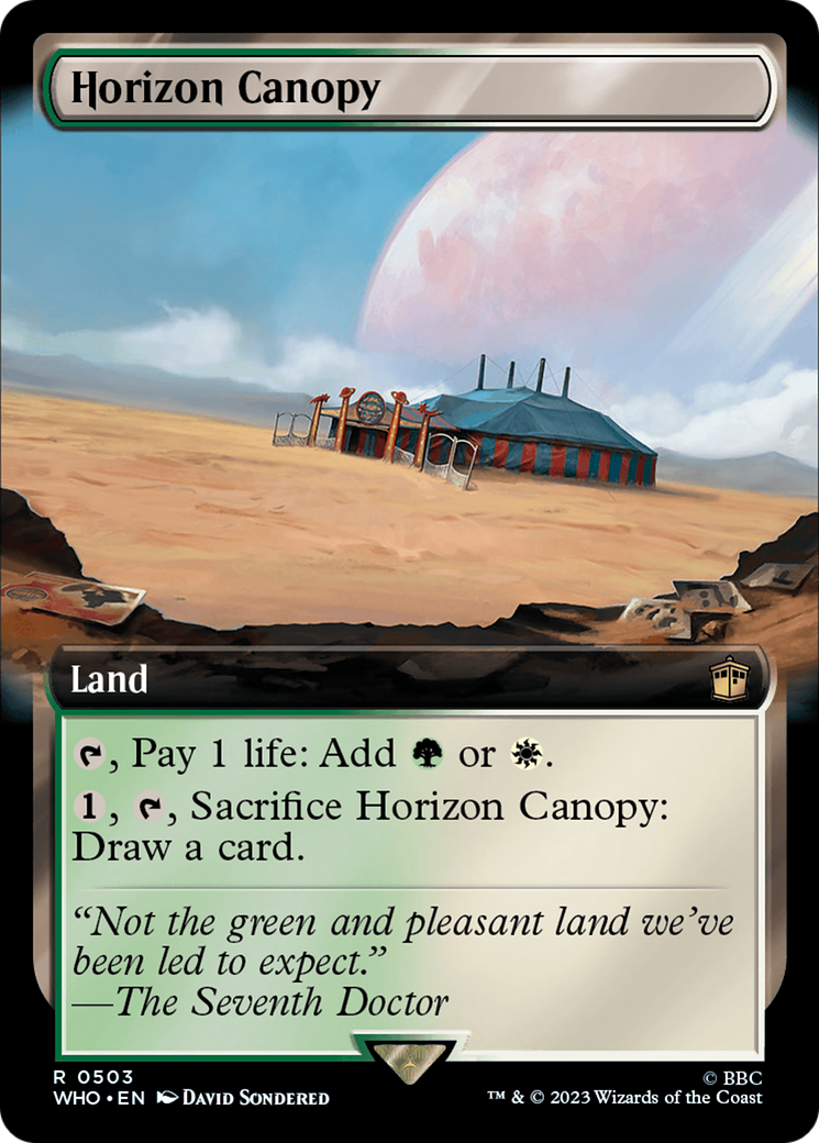 Horizon Canopy (Extended Art) [Doctor Who] | Shuffle n Cut Hobbies & Games