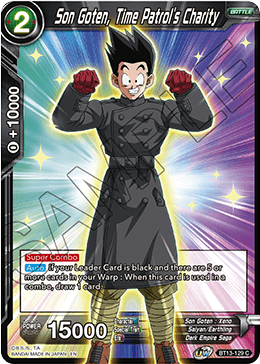Son Goten, Time Patrol's Charity (Common) (BT13-129) [Supreme Rivalry] | Shuffle n Cut Hobbies & Games