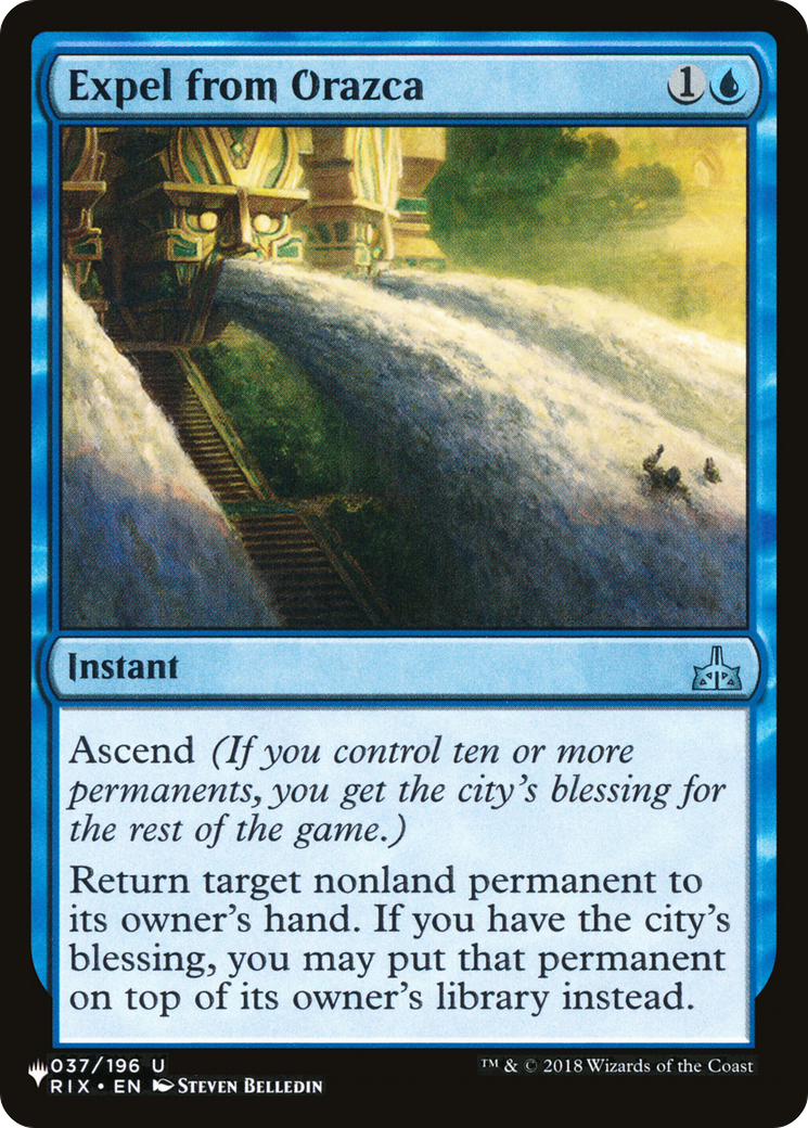 Expel from Orazca [The List] | Shuffle n Cut Hobbies & Games