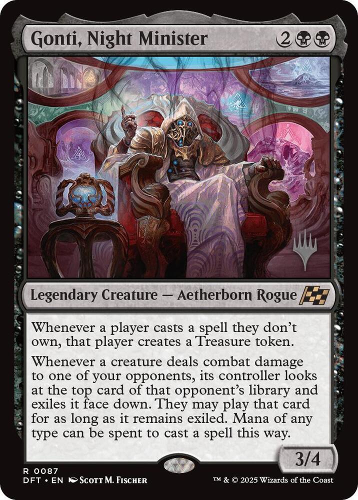 Gonti, Night Minister (Promo Pack) [Aetherdrift Promos] | Shuffle n Cut Hobbies & Games