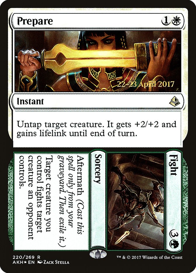 Prepare // Fight [Amonkhet Prerelease Promos] | Shuffle n Cut Hobbies & Games