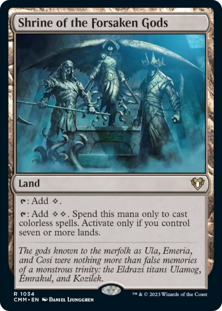Shrine of the Forsaken Gods [Commander Masters] | Shuffle n Cut Hobbies & Games