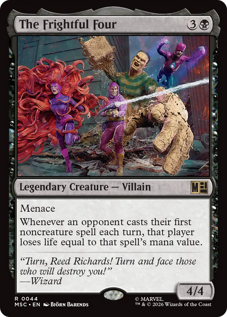 The Frightful Four (Surge Foil) [Marvel Super Heroes Commander] | Shuffle n Cut Hobbies & Games