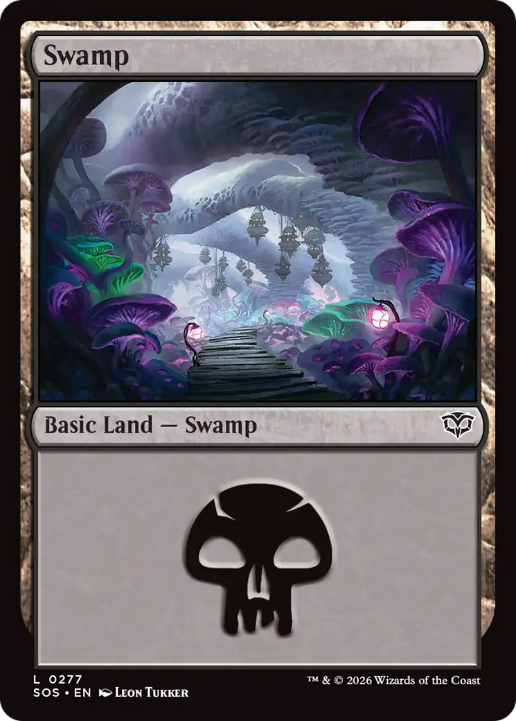 Swamp (0277) [Secrets of Strixhaven] | Shuffle n Cut Hobbies & Games