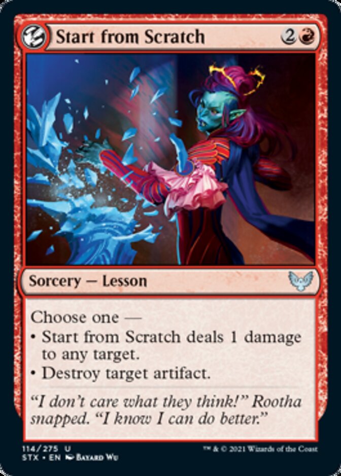 Start from Scratch [Strixhaven: School of Mages] | Shuffle n Cut Hobbies & Games