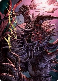 Dream Devourer Art Card (Gold-Stamped Signature) [Kaldheim Art Series] | Shuffle n Cut Hobbies & Games