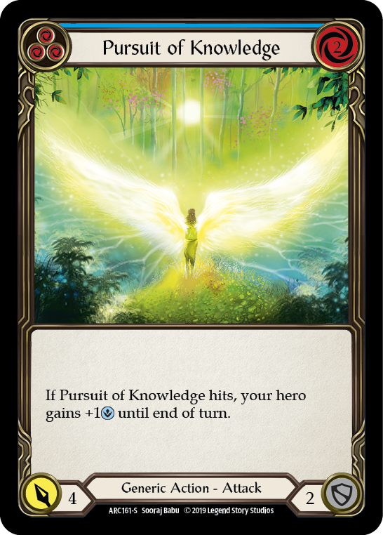 Pursuit of Knowledge [ARC161-S] (Arcane Rising)  1st Edition Normal | Shuffle n Cut Hobbies & Games