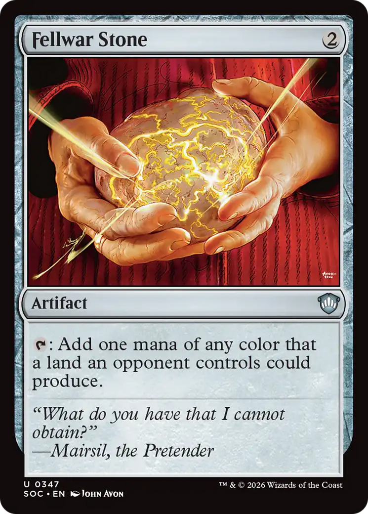 Fellwar Stone [Secrets of Strixhaven Commander] | Shuffle n Cut Hobbies & Games