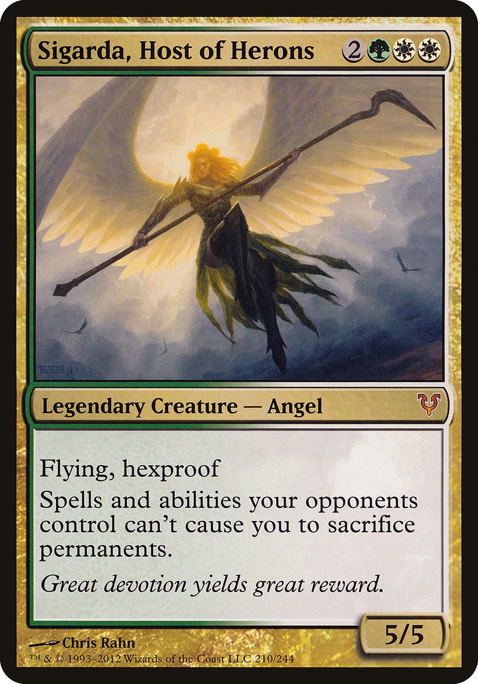 Sigarda, Host of Herons (Oversized) [Open the Helvault] | Shuffle n Cut Hobbies & Games
