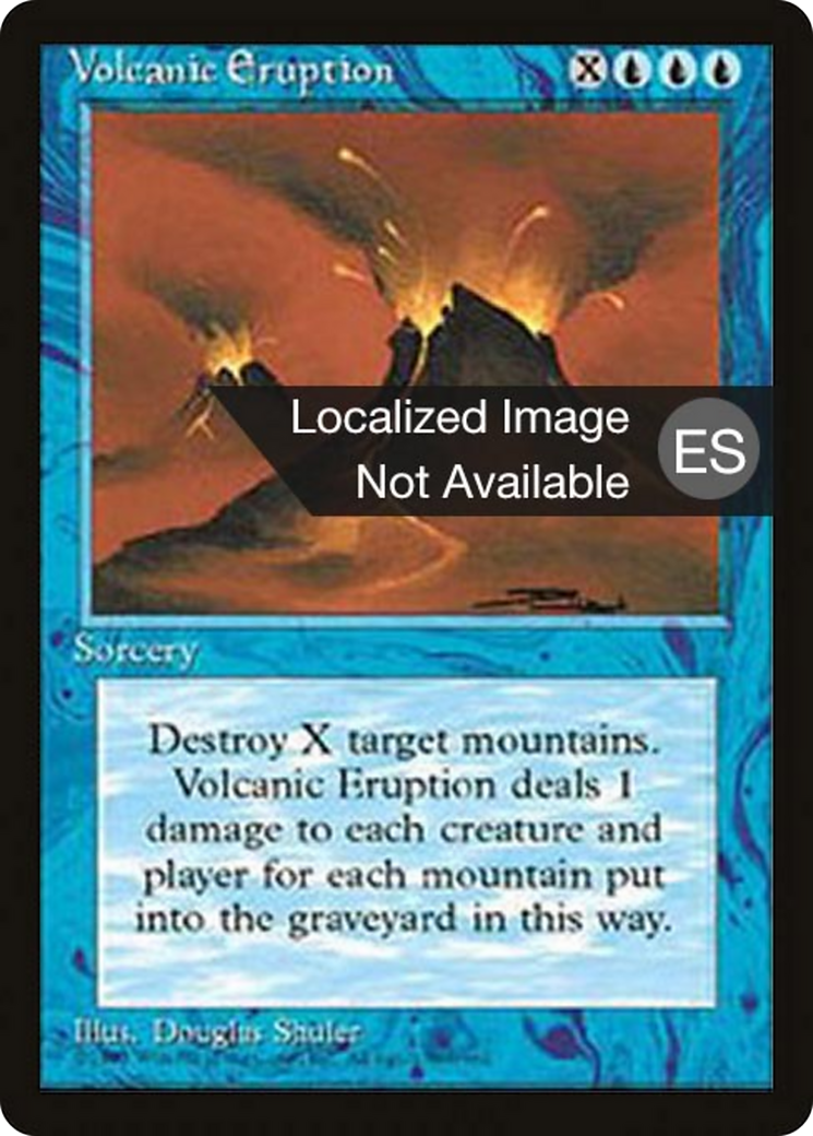 Volcanic Eruption [Fourth Edition Foreign Black Border] | Shuffle n Cut Hobbies & Games