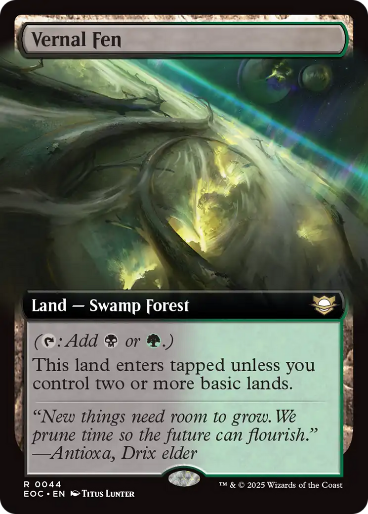 Vernal Fen (Extended Art) [Edge of Eternities Commander] | Shuffle n Cut Hobbies & Games