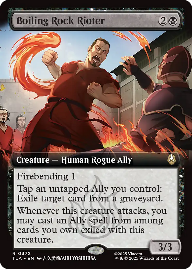 Boiling Rock Rioter (Extended Art) [Avatar: The Last Airbender] | Shuffle n Cut Hobbies & Games