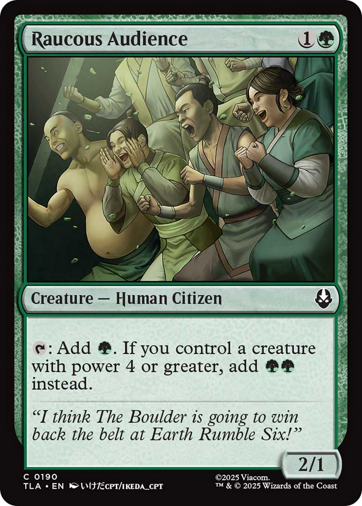 Raucous Audience [Avatar: The Last Airbender] | Shuffle n Cut Hobbies & Games