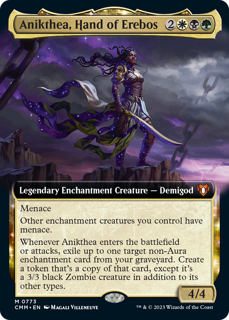 Anikthea, Hand of Erebos (Extended Art) [Commander Masters] | Shuffle n Cut Hobbies & Games