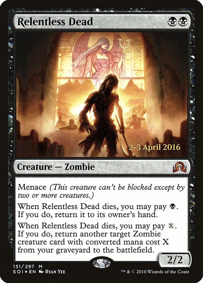 Relentless Dead [Shadows over Innistrad Prerelease Promos] | Shuffle n Cut Hobbies & Games